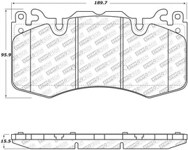 StopTech 12-17 Land Rover Range Rover Street Select Front Brake Pads