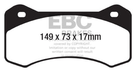 Pastillas de freno de alto rendimiento EBC Brakes Yellowstuff