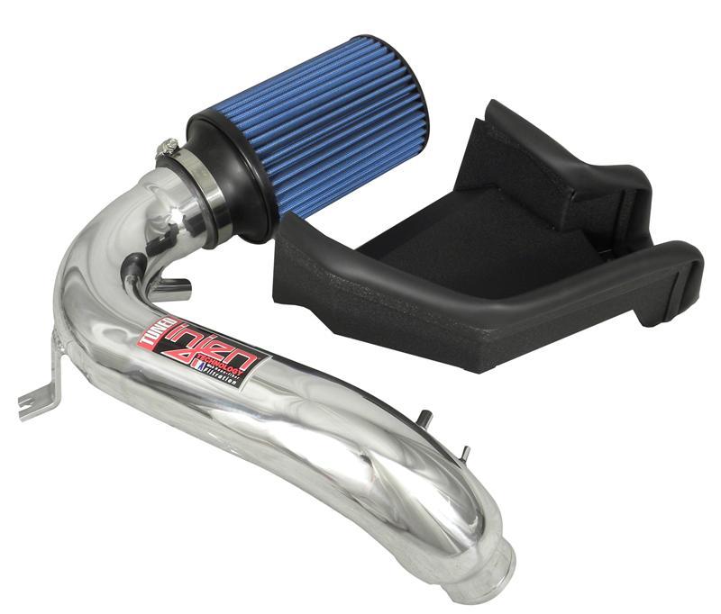 Injen 12-13 Fiat 500 Abarth 1.4L(t) Entrada de Ram corta pulida con MR Tech y escudo térmico