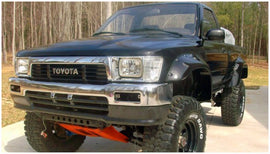 Bushwacker 89-95 Toyota Cutout Style Bengalas 2 piezas - Negro