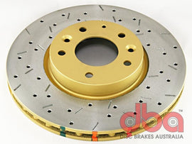 DBA 06-13 Mazda 6 (Excl Mazdaspeed6) Rotor perforado y ranurado delantero serie 4000
