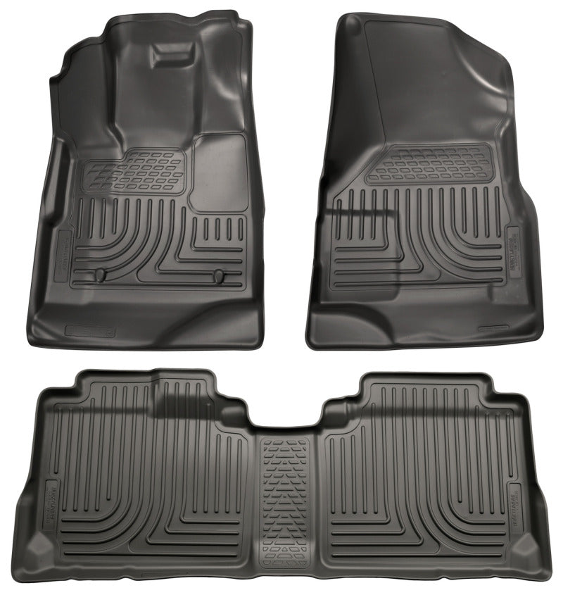 Husky Liners 10-12 Chevy Equinox/GMC Terrain WeatherBeater Combo revestimientos de piso negros