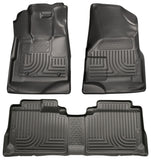 Husky Liners 10-12 Chevy Equinox/GMC Terrain WeatherBeater Combo revestimientos de piso negros