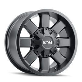Rueda negra satinada ION tipo 141 20x9 / 6x120 BP / 18 mm de compensación / buje de 78,1 mm