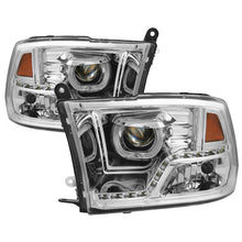 Cargar imagen en el visor de la galería, xTune Dodge Ram 2009-2014 Halo LED Projector Headlights - Chrome PRO-JH-DR09-CFB-C