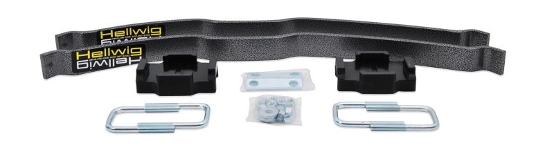 Hellwig 19-21 Ford Ranger 2/4WD Resorte auxiliar EZ 990 de hoja única - Capacidad de carga de nivel de hasta 2000 lb