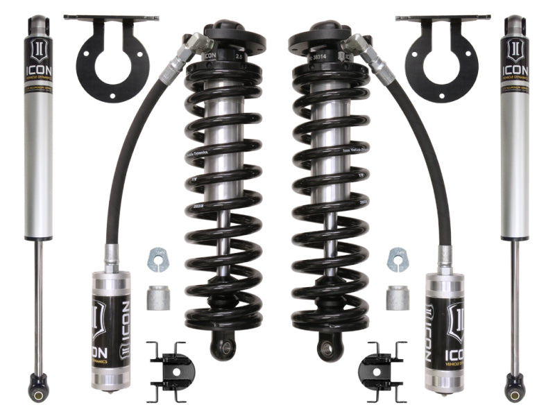 ICON 2017+ Ford F-250/F-350 2.5-3 pulgadas Etapa 1 Sistema de conversión de amortiguadores roscados
