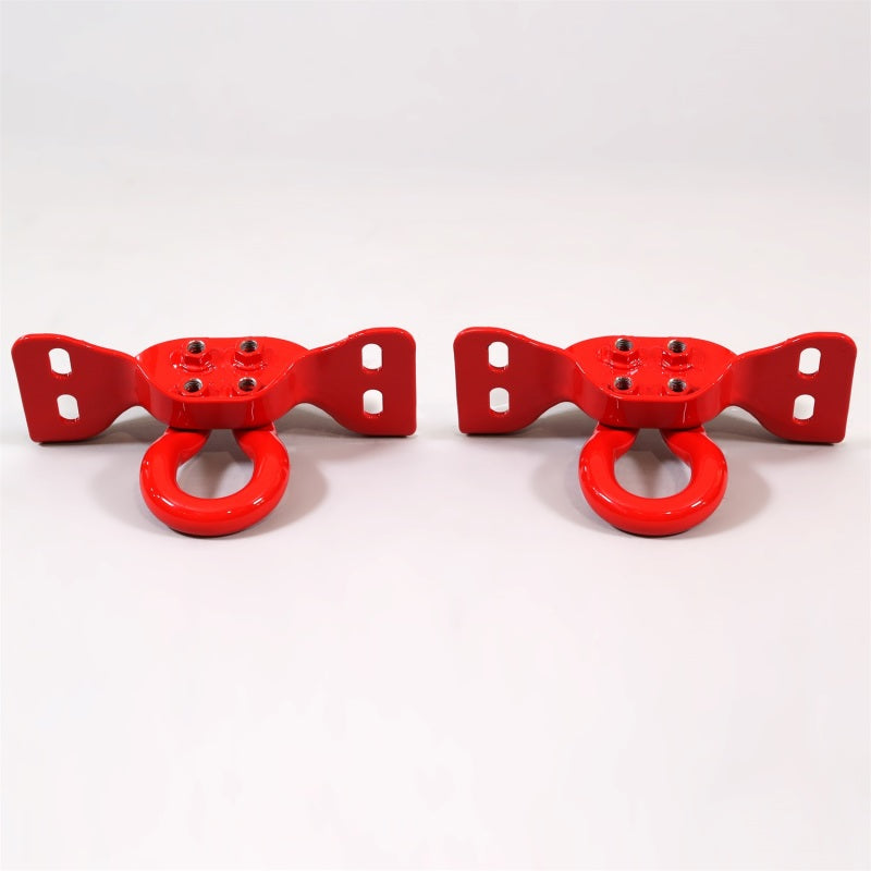 Ganchos de remolque Ford Racing 17-22 Super Duty - Rojo (par)