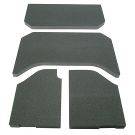 DEI 07-10 Jeep Wrangler JK 4 puertas Boom Mat Headliner - 4 piezas - Negro