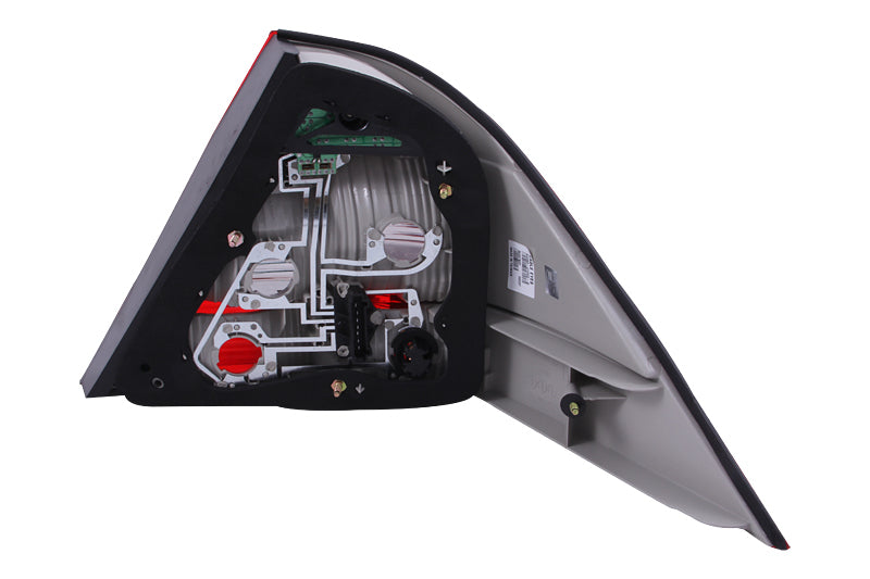 ANZO 2000-2005 Mercedes Benz Clase S W220 luces traseras LED rojo/transparente