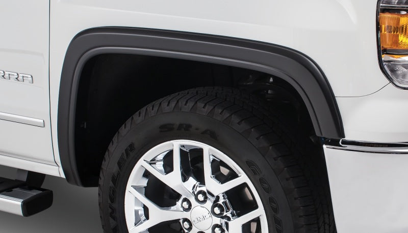 Bushwacker 14-15 GMC Sierra 1500 OE estilo bengalas 2 piezas - negro