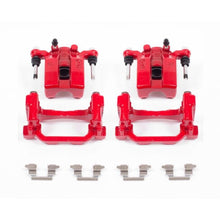 Load image into Gallery viewer, Power Stop 07-08 Infiniti G35 Rear Red Calipers w/Brackets - Pair