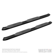 Cargar imagen en el visor de la galería, Westin 19-20 Chevrolet Silverado/GMC Sierra 1500 Double Cab PRO TRAXX 5 barras ovaladas Nerf - Negro