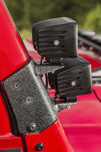 Cargar imagen en el visor de la galería, Rugged Ridge 97-06 Jeep Wrangler TJ Textured Black Dual A-Pillar Light Mount