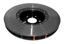 DBA 14-17 Audi A8 Quattro Rotor delantero ranurado serie 5000 de 2 piezas ensamblado con taladro/dimp de sombrero negro