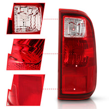 Cargar imagen en el visor de la galería, ANZO 2008-2016 Ford F-250 luz trasera roja/lente transparente (reemplazo OE)