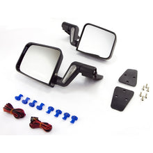 Cargar imagen en el visor de la galería, Rugged Ridge 87-02 Jeep Wrangler Black Heated Door Mirror Kit