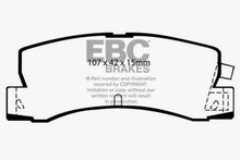 Cargar imagen en el visor de la galería, EBC 89-92 Geo Prizm 1.6 SL Ultimax2 Rear Brake Pads