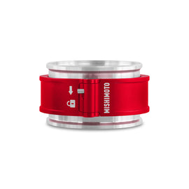 Conjunto de abrazadera de liberación rápida Mishimoto de 3,0 pulgadas - Rojo