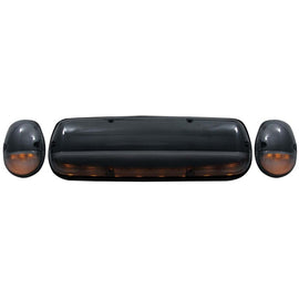 ANZO 2001-2007 Chevrolet Silverado 3500 Kit de luces LED para techo de cabina, humo, 3 piezas