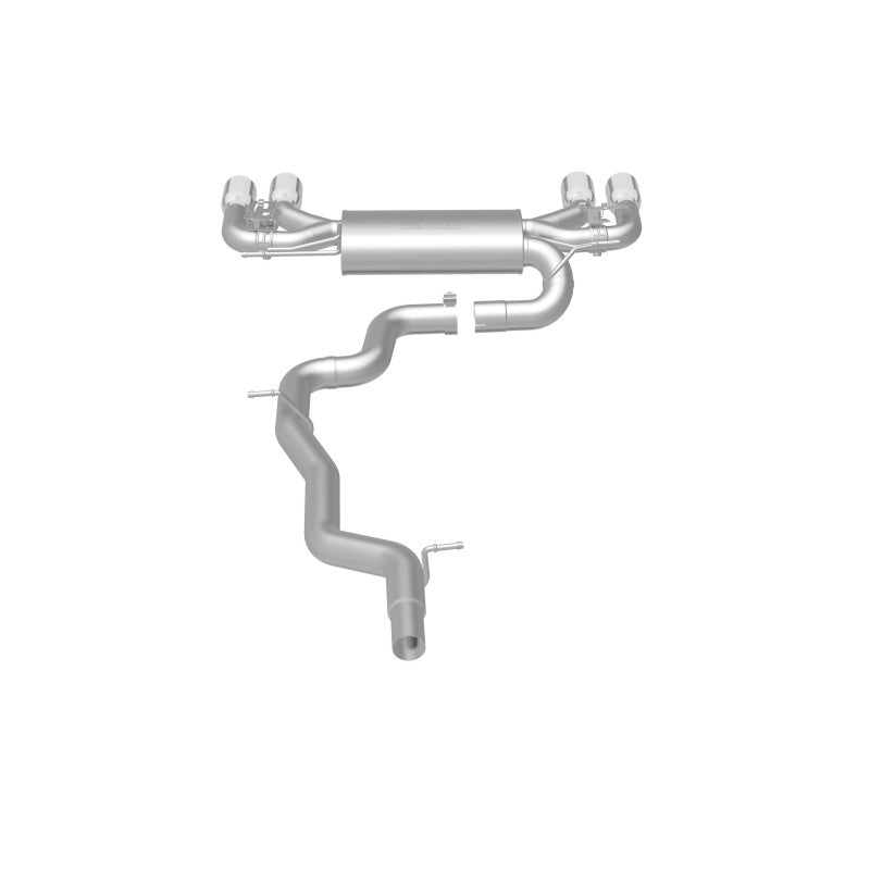 MagnaFlow Sys C/B 2015-2017 Volkswagen Golf R 3 pulgadas SS pulidas Quad Tip salida trasera dividida