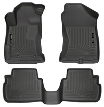 Cargar imagen en el visor de la galería, Husky Liners 2017 Subaru Impreza Weatherbeater Black Front &amp; 2nd Seat Floor Liners