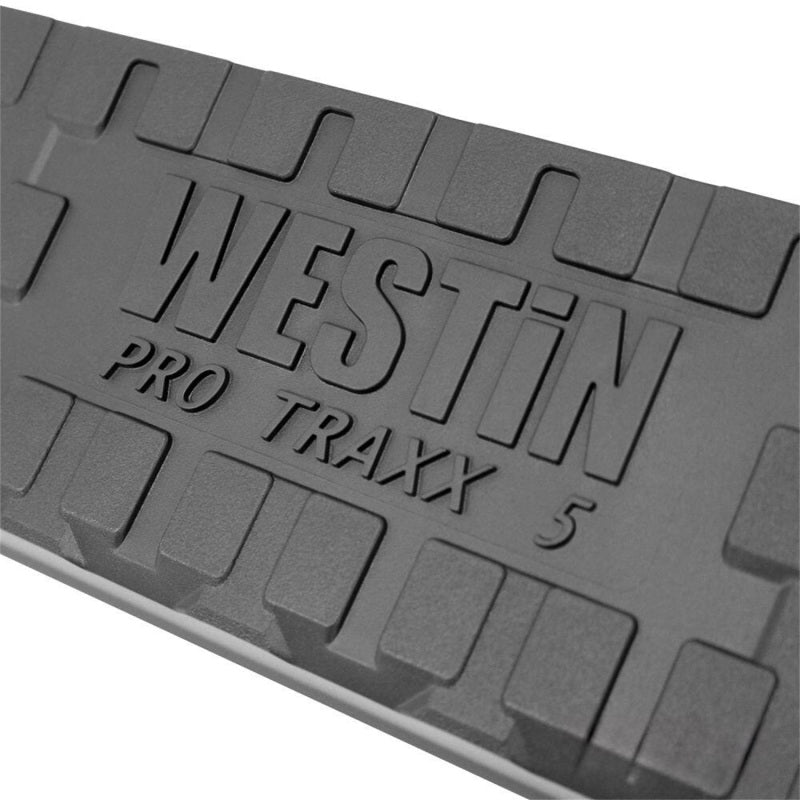 Westin 07-13 Chevy Silv 1500 Extnd Cab (6.5ft) PRO TRAXX 5 WTW Oval Nerf Step Bars - Blk