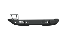 Road Armor 18-20 Jeep Wrangler JL Stealth Parachoques trasero de ancho medio con orificio para porta neumáticos - Tex Blk