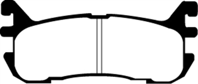 EBC 97-02 Ford Escort 2.0 Pastillas de freno traseras Greenstuff