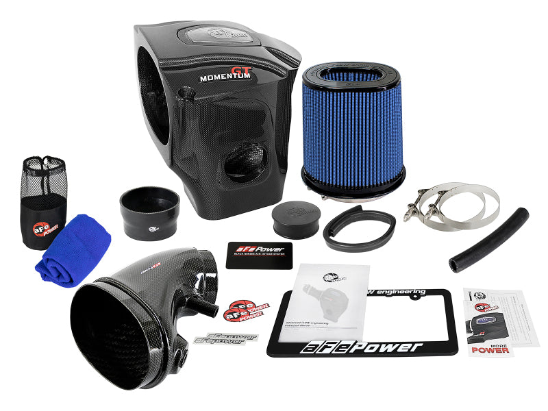 Sistema de admisión de aire aFe Momentum Black Series Carbon Fiber Pro 5R 11-19 Dodge Charger SRT8 6.4L