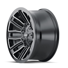 Cargar imagen en el visor de la galería, Mayhem 8108 Decoy 20x9 / 8x165.1 BP / 0mm Offset / 130.8mm Hub Black w/ Milled Spokes Wheel