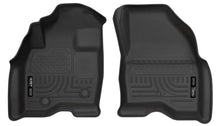 Cargar imagen en el visor de la galería, Husky Liners 15-17 Ford Explorer WeatherBeater Revestimientos de piso delantero negros