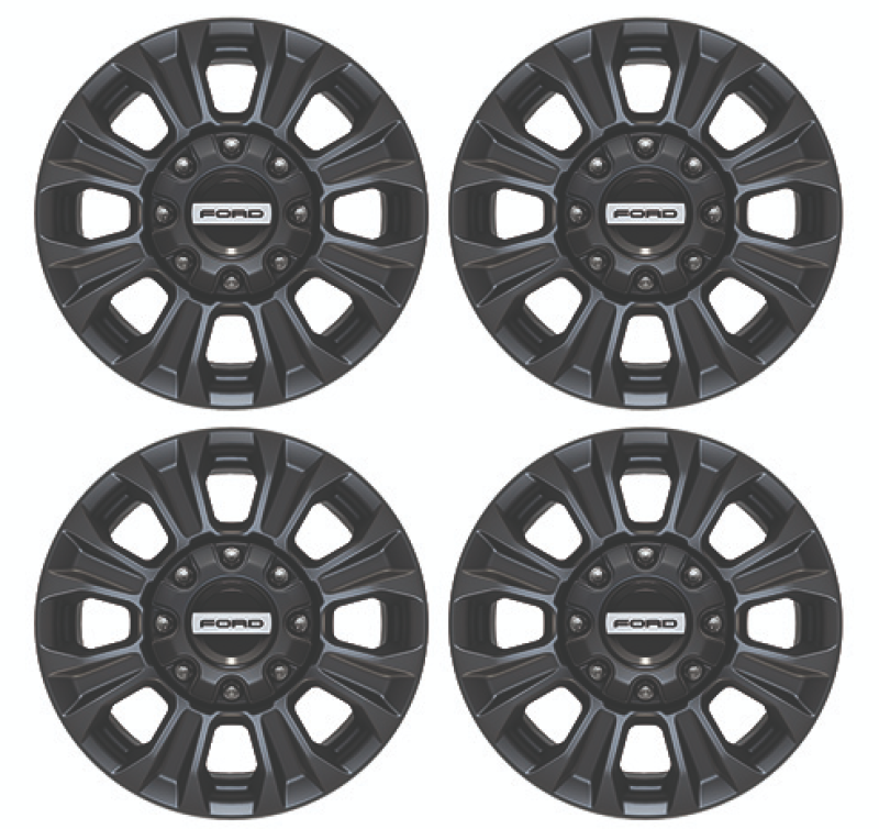 Ford Racing 05-22 Super Duty 18x8 Kit de ruedas negro mate