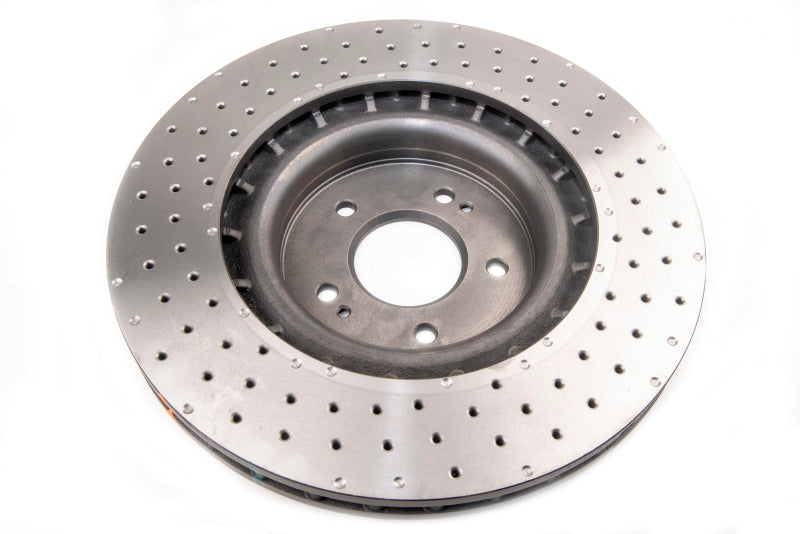 DBA 2018 Kia Stinger con frenos Brembo Rotor delantero perforado y con hoyuelos Serie 4000