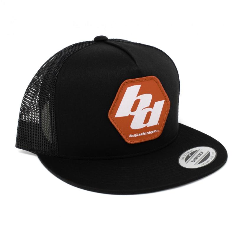 Gorra Trucker Flexfit de Baja Designs - Negro