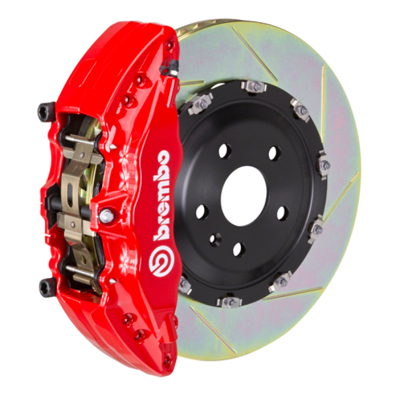Brembo 20+ 992 C2S/992 C4S (Excl PSCB/PCCB) Fr GT BBK 6Pis Cast 380x34 2pc Rtr Ranura Tipo 1-Rojo