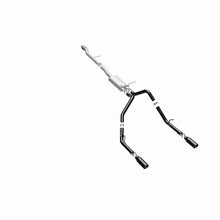 Cargar imagen en el visor de la galería, MagnaFlow SYS Cat-Back 4in Black Dual Split Rear Tips 14-15 Chevy Silverado/GMC Sierra 4.3L-5.3L