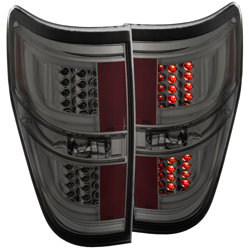 ANZO 2009-2013 Ford F-150 luces traseras LED ahumadas