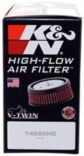 Load image into Gallery viewer, K&amp;N Replacement Air Filter 5.5in Top OD x 6in Base OD x 2.313in H for Harley Davidson