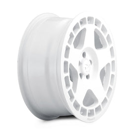 quince52 Turbomac 17x7.5 5x112 40mm ET 66.56mm Rueda central Rally blanca