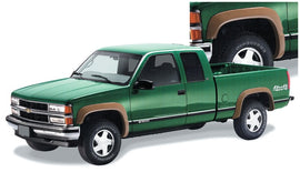 Bushwacker 88-99 Chevy C1500 Extend-A-Fender estilo bengalas 4 piezas - negro