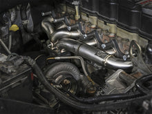 Cargar imagen en el visor de la galería, Cabezal de acero trenzado aFe con colector turbo 03-07 Dodge Diesel L6-5.9L