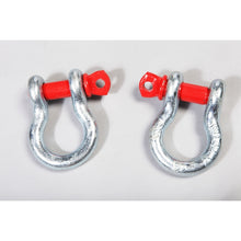 Cargar imagen en el visor de la galería, Rugged Ridge 3/4in 9500lb D-Shackle Set