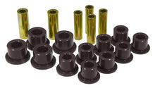 Cargar imagen en el visor de la galería, Prothane 99-04 Ford F250 SD 4wd Rear Leaf Spring Bushings - Black