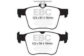 Pastillas de freno traseras EBC 14-20 Audi S3 2.0 Turbo Yellowstuff
