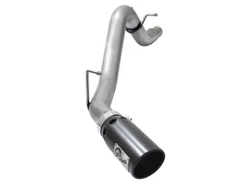 aFe LARGE BORE HD Escape de aluminio con respaldo DPF de 3,5 pulgadas y punta negra 2016 GM Colorado/Canyon 2,8 L (td)