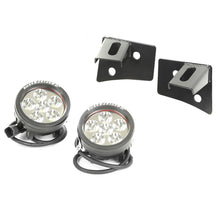 Cargar imagen en el visor de la galería, Rugged Ridge 07-18 Jeep Wrangler JK Round Windshield LED Light Kit w/ Brackets