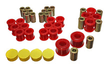 Cargar imagen en el visor de la galería, Energy Suspension 90-96 Nissan 300ZX Red Rear Control Arm Bushing Set
