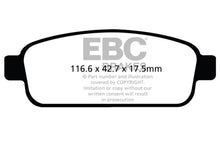 Cargar imagen en el visor de la galería, Pastillas de freno traseras EBC 13+ Buick Encore 1.4 Turbo Redstuff
