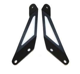 Fishbone Offroad 07-18 Jeep Wrangler JK Soportes de montaje de luz para capó